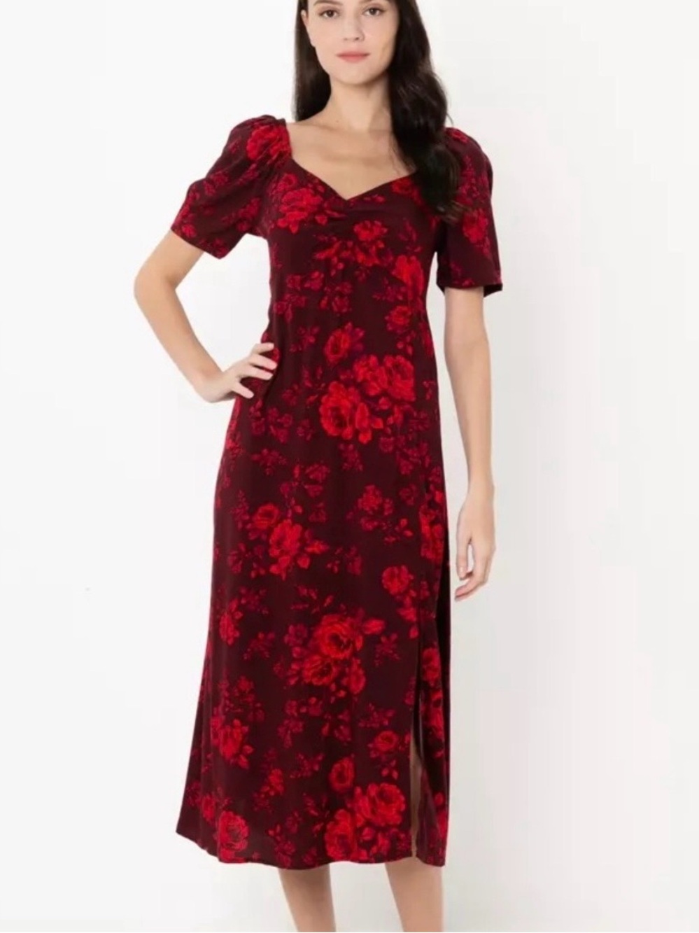 GAP Floral Print Midi Dress